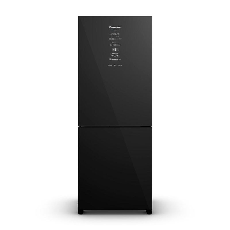 Geladeira panasonic nr-bb65gv7b frost free bottom freezer inverter 467 litros