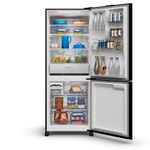 Geladeira panasonic nr-bb65gv7b frost free bottom freezer inverter 467 litros