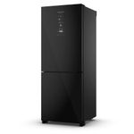 Geladeira panasonic nr-bb65gv7b frost free bottom freezer inverter 467 litros