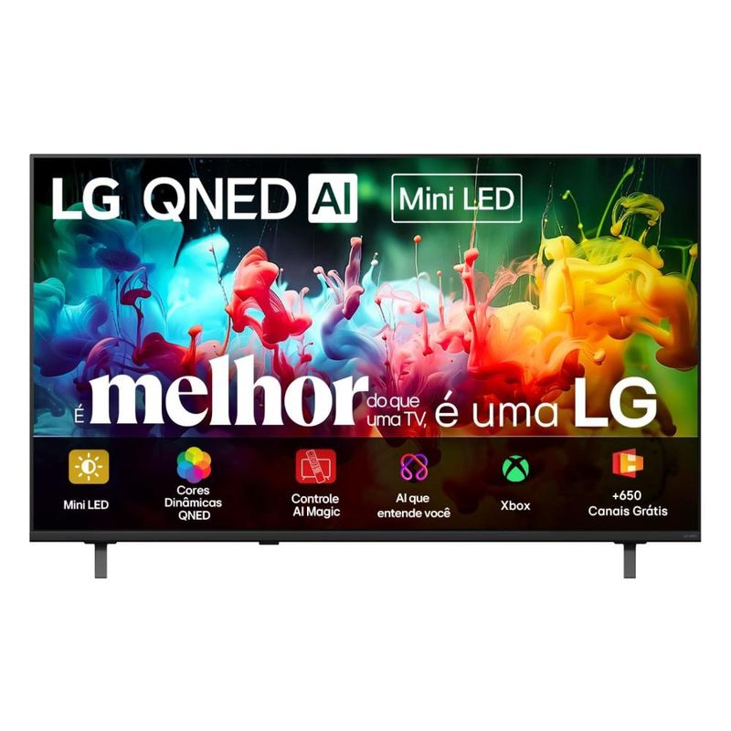 Smart tv 55" 4k lg 55qned70bsa qned mini led ai webos 26 hdr10