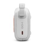 Caixa de som portátil jbl go 4 com 4,2 w rms, bluetooth 53 e resistência à Água ip67 - branca