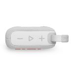 Caixa de som portátil jbl go 4 com 4,2 w rms, bluetooth 53 e resistência à Água ip67 - branca