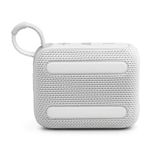 Caixa de som portátil jbl go 4 com 4,2 w rms, bluetooth 53 e resistência à Água ip67 - branca