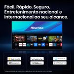 Smart tv 50" 4k qled hisense 50q6qvv vidaa dolby vision