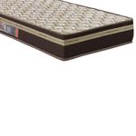 Colchão solteiro hellen millenium espuma d33 19x88x188cm - marrom e bege