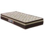 Colchão solteiro hellen millenium espuma d33 19x88x188cm - marrom e bege