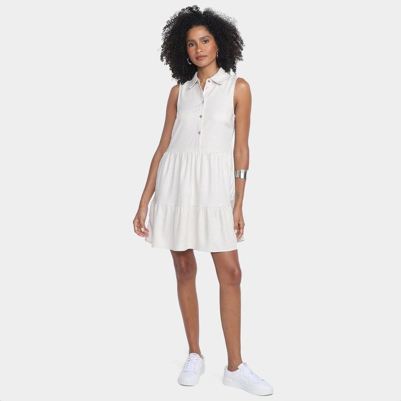 Vestido curto hering casual feminino