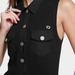 Vestido colcci canelado casual feminino