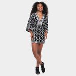 Vestido curto farm peixe copa feminino