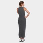 Vestido canelado colcci fenda lateral feminino