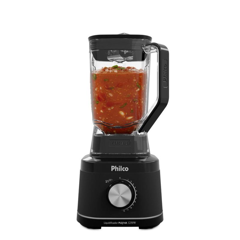 Liquidificador philco plq14a 1300w 12 velocidades 2,7l preto