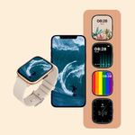 Smartwatch geonav wb tela 1,85" 45mm 24 modos esportivos fitness tracker rosa