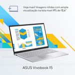 Notebook asus vivobook 15 core i5 8gb ram 256gb ssd tela 15,6” fhd windows 11 – x1504va-nj1738w
