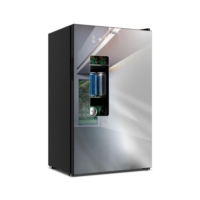 Cervejeira Philco 100L 3 em 1 Preta Espelhada 127V PCV10A