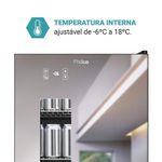 Cervejeira Philco 100L 3 em 1 Preta Espelhada 127V PCV10A