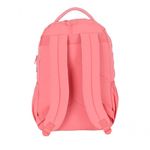 Mochila Laptop Up4you MJ49673UP Poliéster 46x22x15cm Coral Feminina