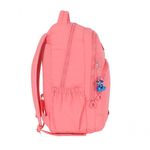 Mochila Laptop Up4you MJ49673UP Poliéster 46x22x15cm Coral Feminina
