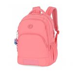Mochila Laptop Up4you MJ49673UP Poliéster 46x22x15cm Coral Feminina