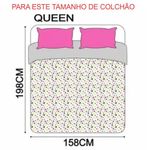 Jogo de Cama Lençol Egipicio Queen 4 Peças Micropercal 600 Fios Marinho Casa Show Enxovais