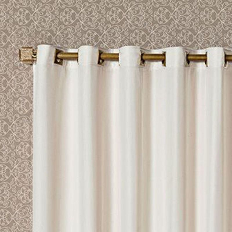 Cortina Egito para Varão 4,00m X 2,70m Poliéster para Decoração Bege