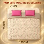 Jogo de Cama Lençol Quality King 3 Peças Micropercal 600 Fios Preto Casa Show Enxovais