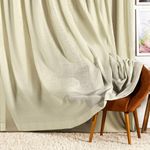 Cortina Marrye para Varão 2,00m X 1,70m Poliéster para Decoração Amarelo