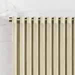 Cortina Marrye para Varão 2,00m X 1,70m Poliéster para Decoração Amarelo