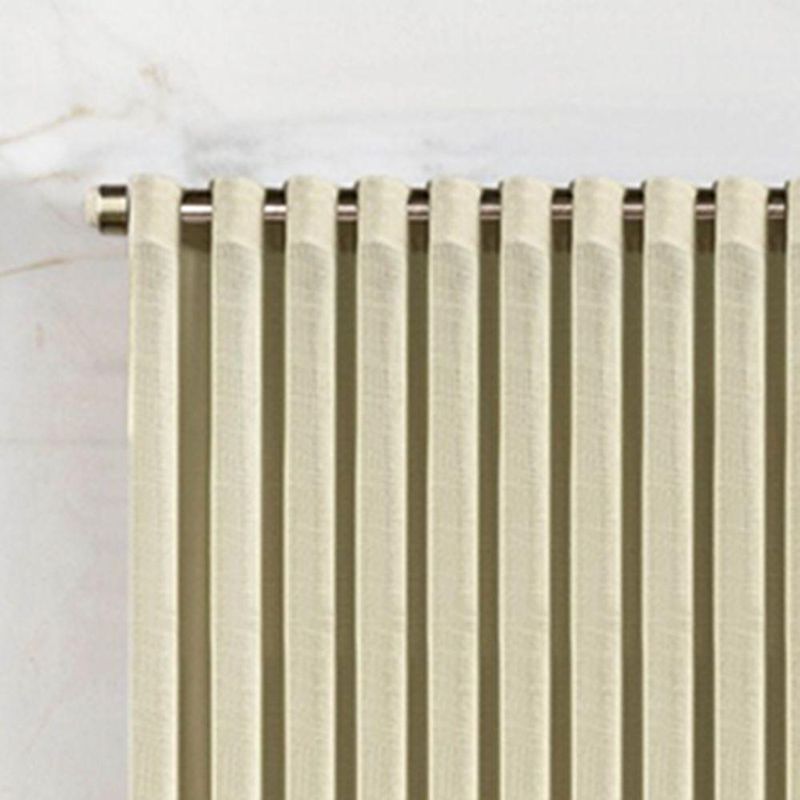 Cortina Marrye para Varão 2,00m X 1,70m Poliéster para Decoração Amarelo