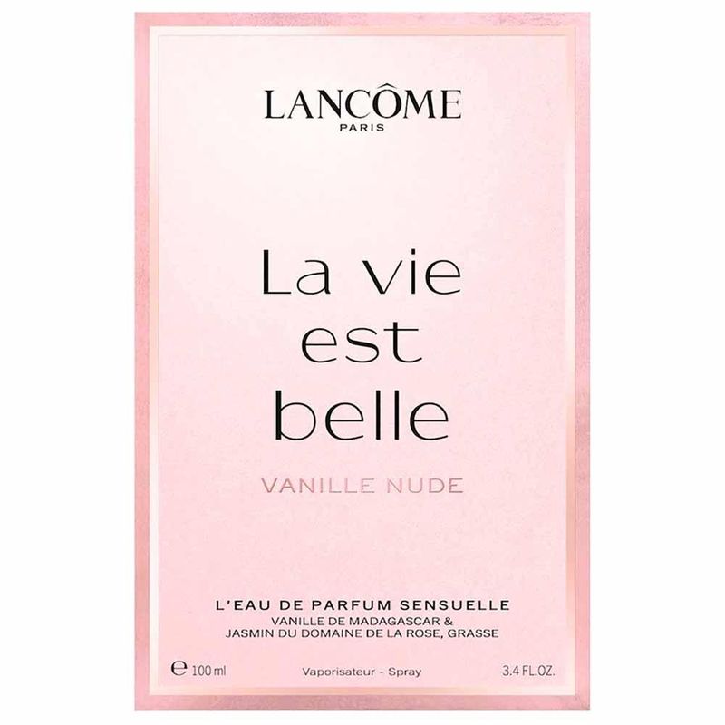 Perfume feminino lancôme la vie est belle vanille nude eau de parfum
