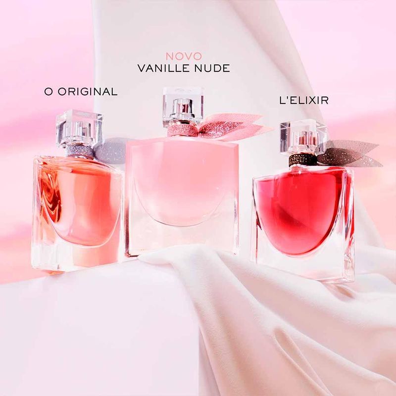 Perfume feminino lancôme la vie est belle vanille nude eau de parfum