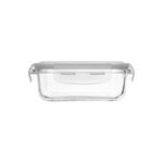 3 potes herméticos com tampa lyor de vidro 1l/640ml/370ml