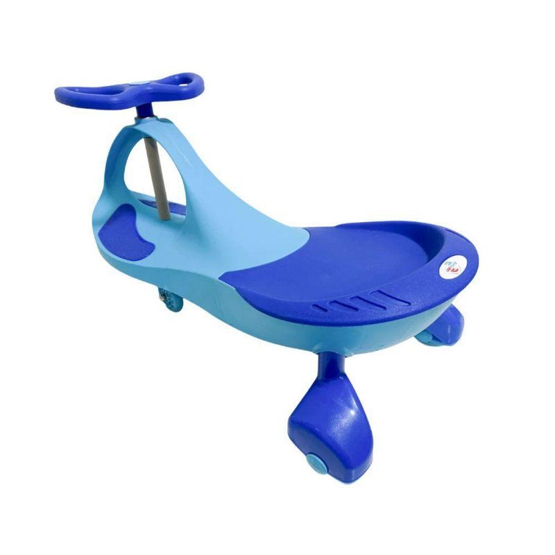 Carrinho Drift Infantil Super-car Giratório Rolimã com Volante 360 graus  Rodas com LED Azul Unitoys