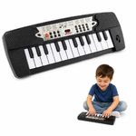 Piano Infantil Teclado Musical Brinquedo Educativo Amarelo Yeet