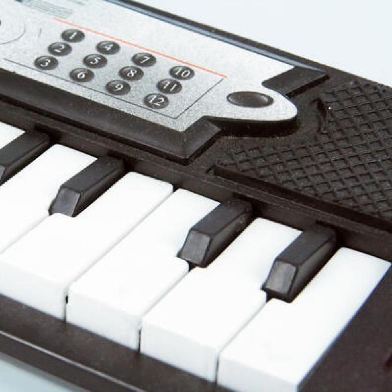 Piano Infantil Teclado Musical Brinquedo Educativo Amarelo Yeet