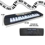 Piano Infantil Teclado Musical Brinquedo Educativo Amarelo Yeet