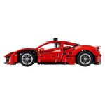 Kit de Modelo de Construção Ferrari 488 Pista com Motor V8 Vermelho Lego 882 PEÇAS