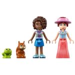 Brinquedo de Construção Festa do Chá na Floresta com Cenário Natural e Plataforma Giratória Lego
