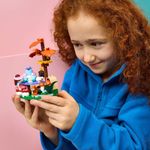 Brinquedo de Construção Festa do Chá na Floresta com Cenário Natural e Plataforma Giratória Lego