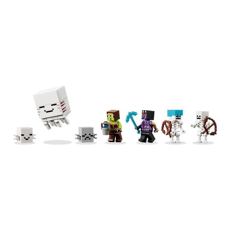 Brinquedo de Construção Lego Estação Ghast com 8 Figuras e Código QR 754 Peças Lego