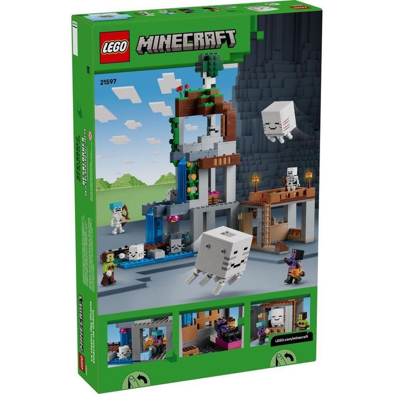 Brinquedo de Construção Lego Estação Ghast com 8 Figuras e Código QR 754 Peças Lego