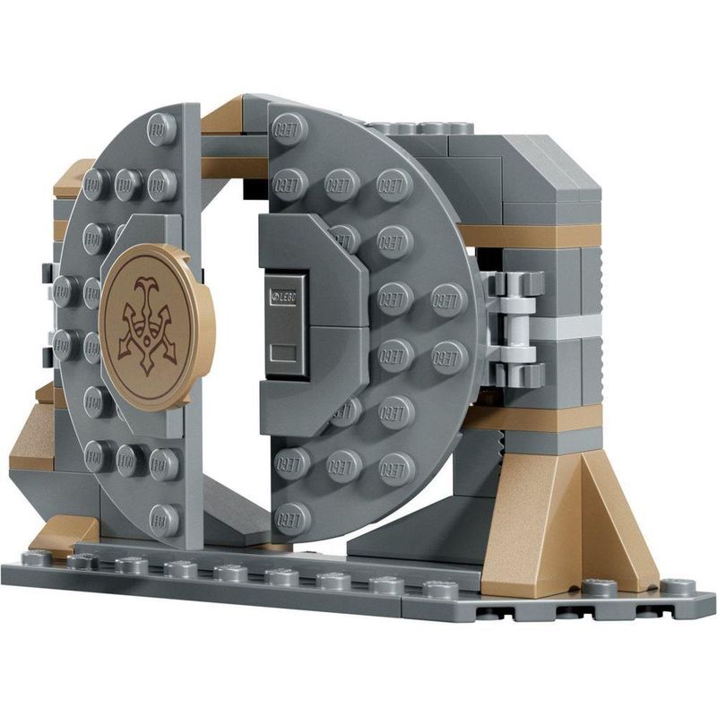 Brinquedo de Construção 75451 Confronto de Droides Sentinela no Palácio Hutt Figura Articulada Cinza