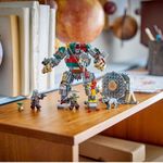 Brinquedo de Construção 75451 Confronto de Droides Sentinela no Palácio Hutt Figura Articulada Cinza