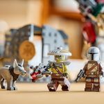 Brinquedo de Construção 75451 Confronto de Droides Sentinela no Palácio Hutt Figura Articulada Cinza