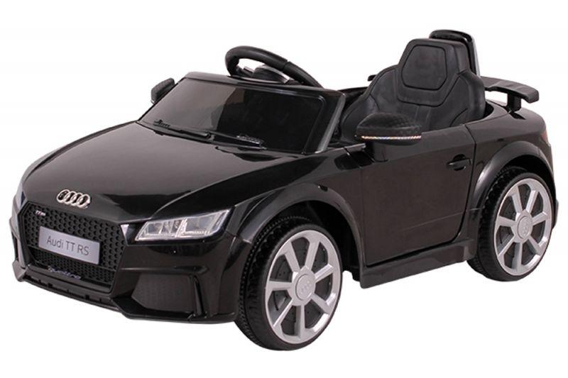 Carrinho elétrico preto audi tt controle rem 12v bel brink
