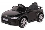 Carrinho elétrico preto audi tt controle rem 12v bel brink