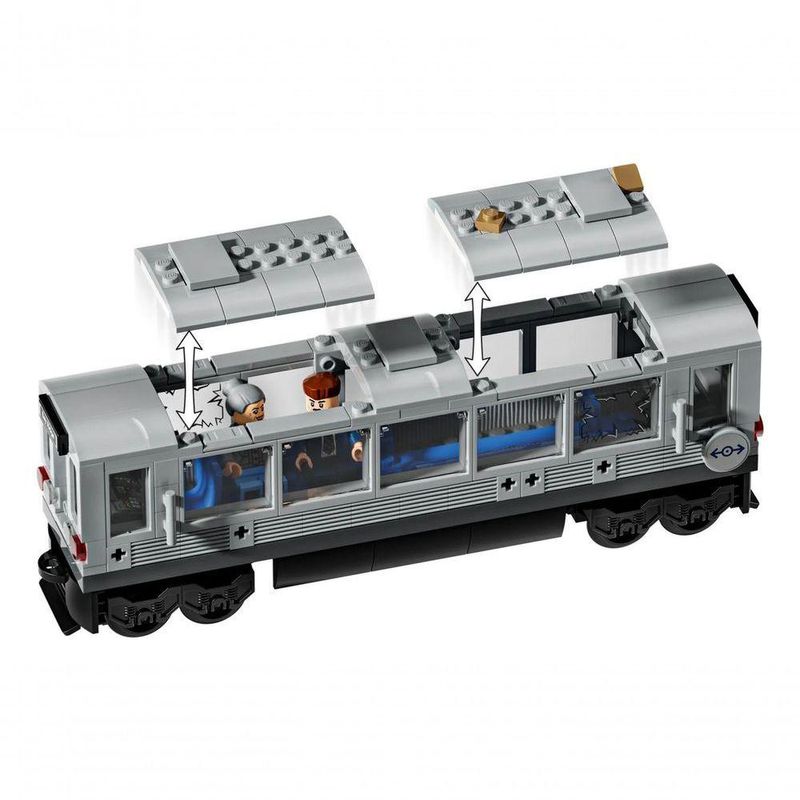 Brinquedo de Construção Lego Marvel 76321 Trem de Metrô Homem Aranha Vs Doutor Octopus Lego