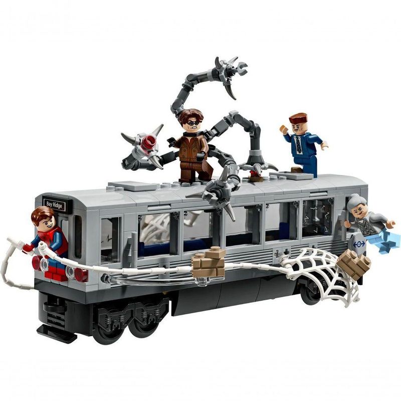 Brinquedo de Construção Lego Marvel 76321 Trem de Metrô Homem Aranha Vs Doutor Octopus Lego