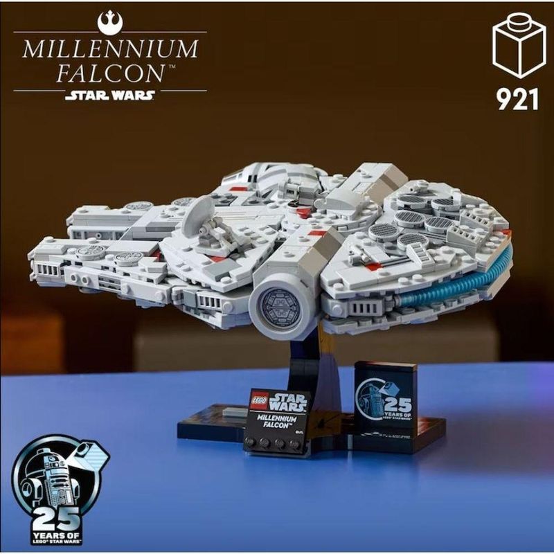 Blocos de Construção e Conjuntos Millennium Falcon 75375 Nave Estelar Colecionável Lego