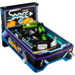 Máquina de Pinball 11374 Funcional Azul Lego Icons Arcade Conjunto de 2274 Peças