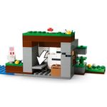 Brinquedo de Construção Aventura da Primeira Noite Minecraft com Função de Explosão Verde Lego